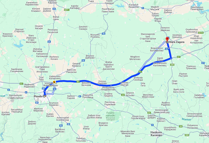 transfer from plovdiv to stara zagora