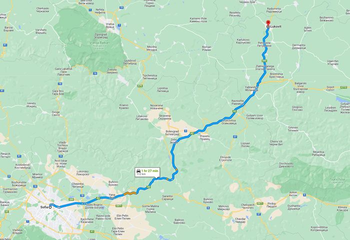 transfer from sofia to lukovit