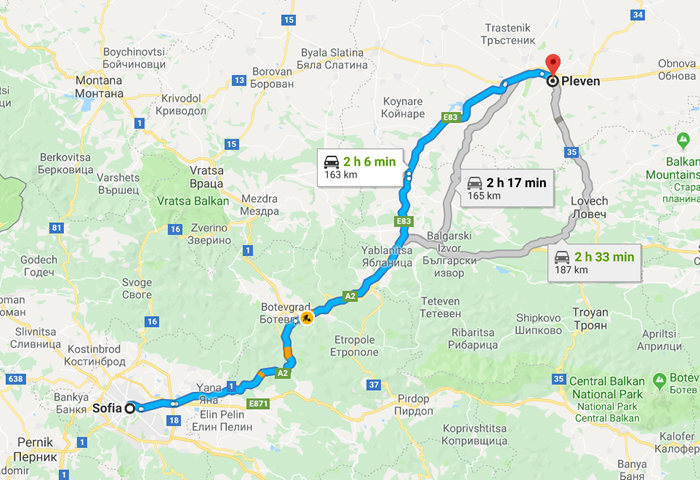 transfer from sofia to pleven