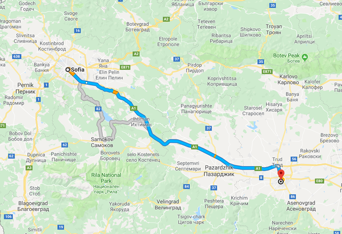 transfer from sofia airport to plovdiv