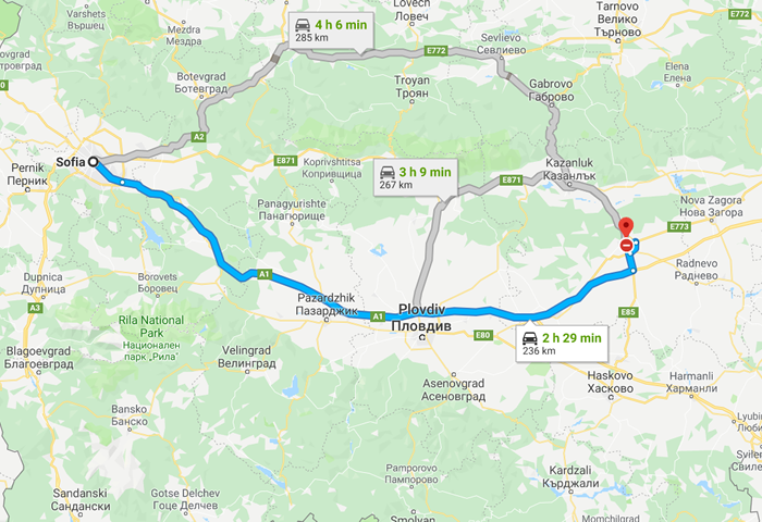 transfer from sofia to stara zagora